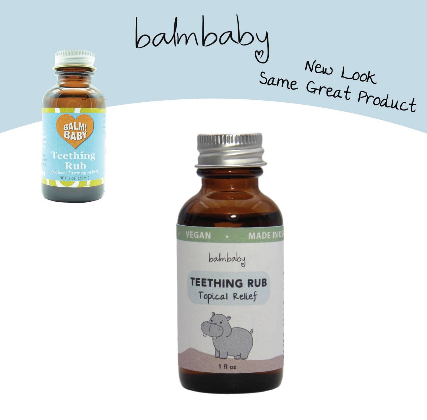 Taylor's Naturals - Balm Baby - Teething RUB 1oz. - ALL Natural TOPICAL Relief