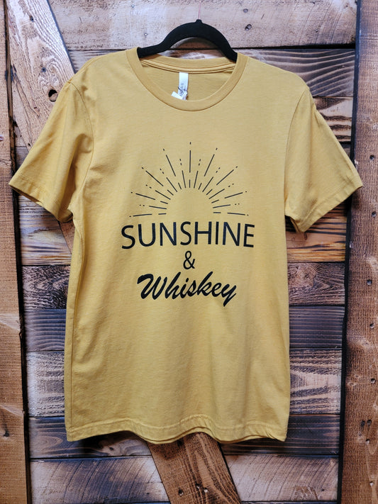 Sunshine and whiskey tshirt