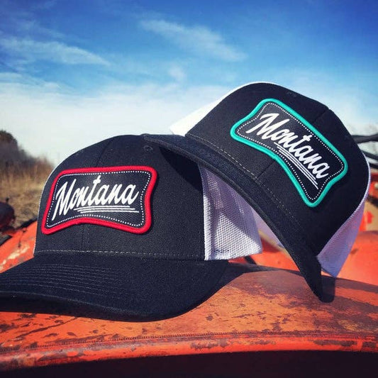 Montana woven patch hats