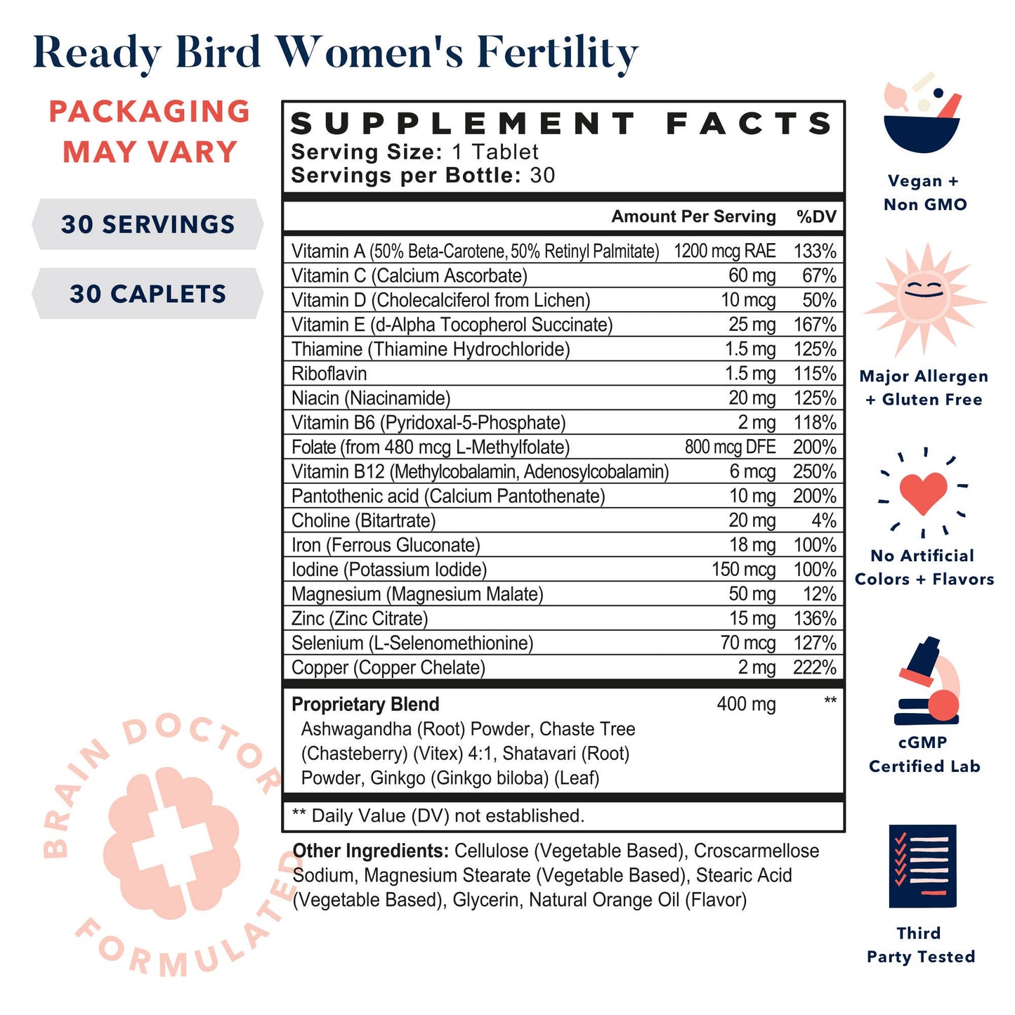 Ready Bird Women’s Fertility Formula