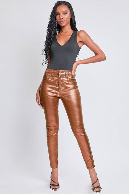 Junior High Rise Metallic Skinny Jean