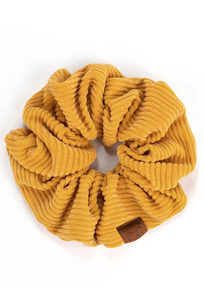 C.C Corduroy Solid Color Soft Scrunchies