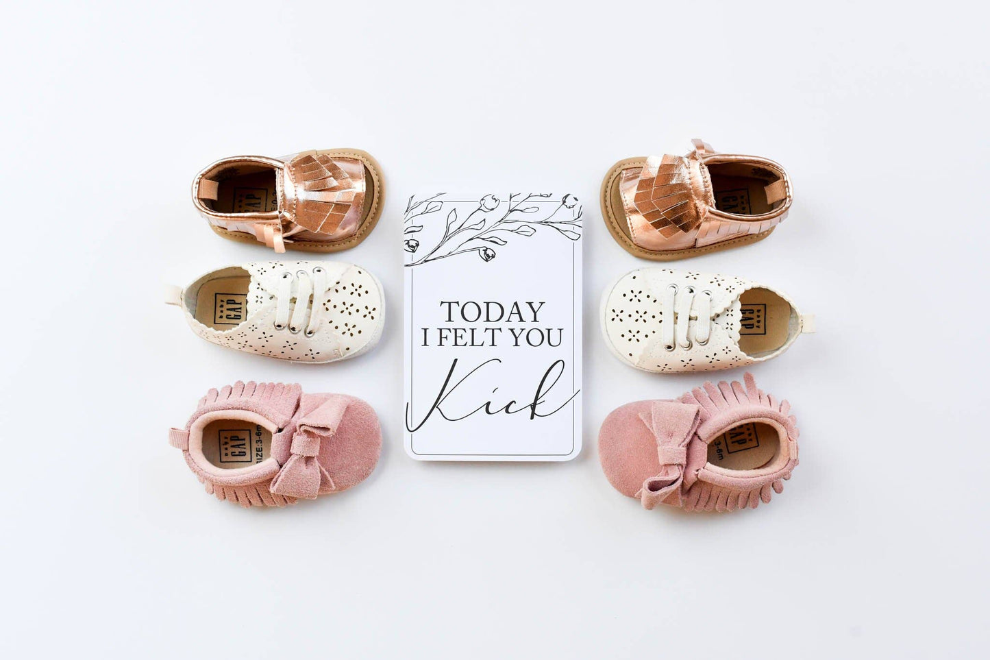 Pregnancy Milestone Cards | Baby Announcement & Reveal