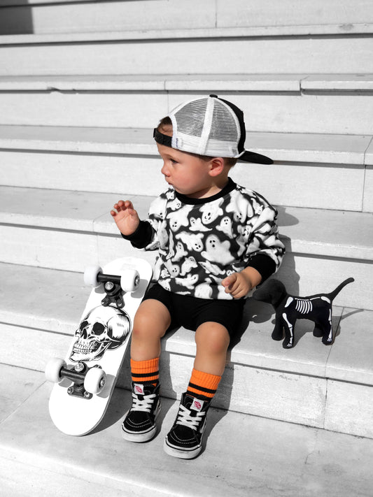 Ghost | Kids Fall + Halloween Sweatshirt