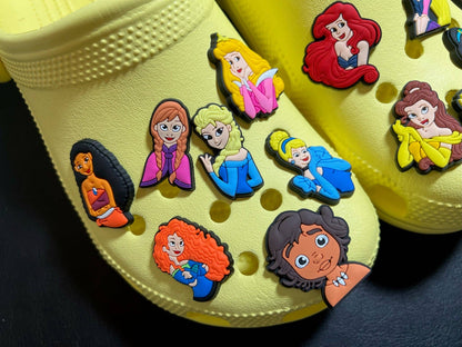 JuliesDecal - Princesses and Brave Girls shoe charms: #A4 Jasmine