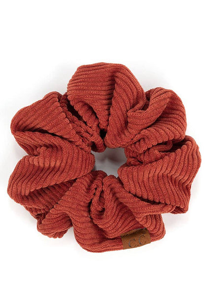C.C Corduroy Solid Color Soft Scrunchies