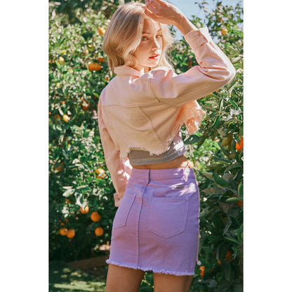 Color block KanCan skirt