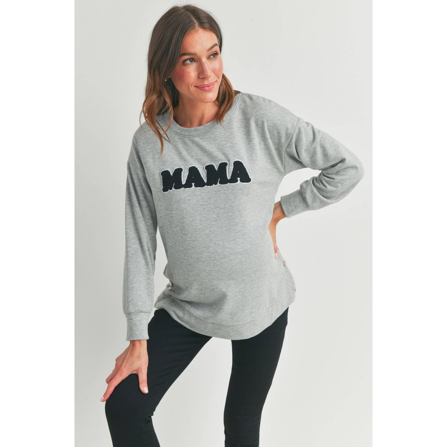 Crewneck Maternity Sweatshirt