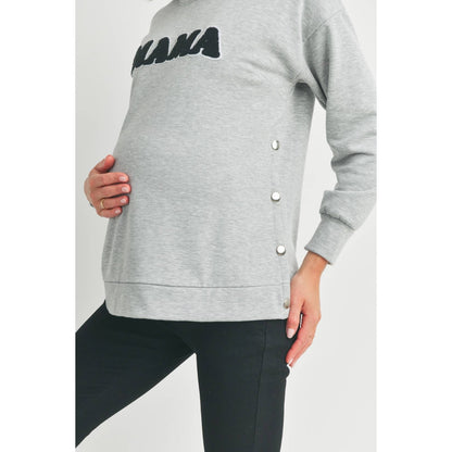 Crewneck Maternity Sweatshirt