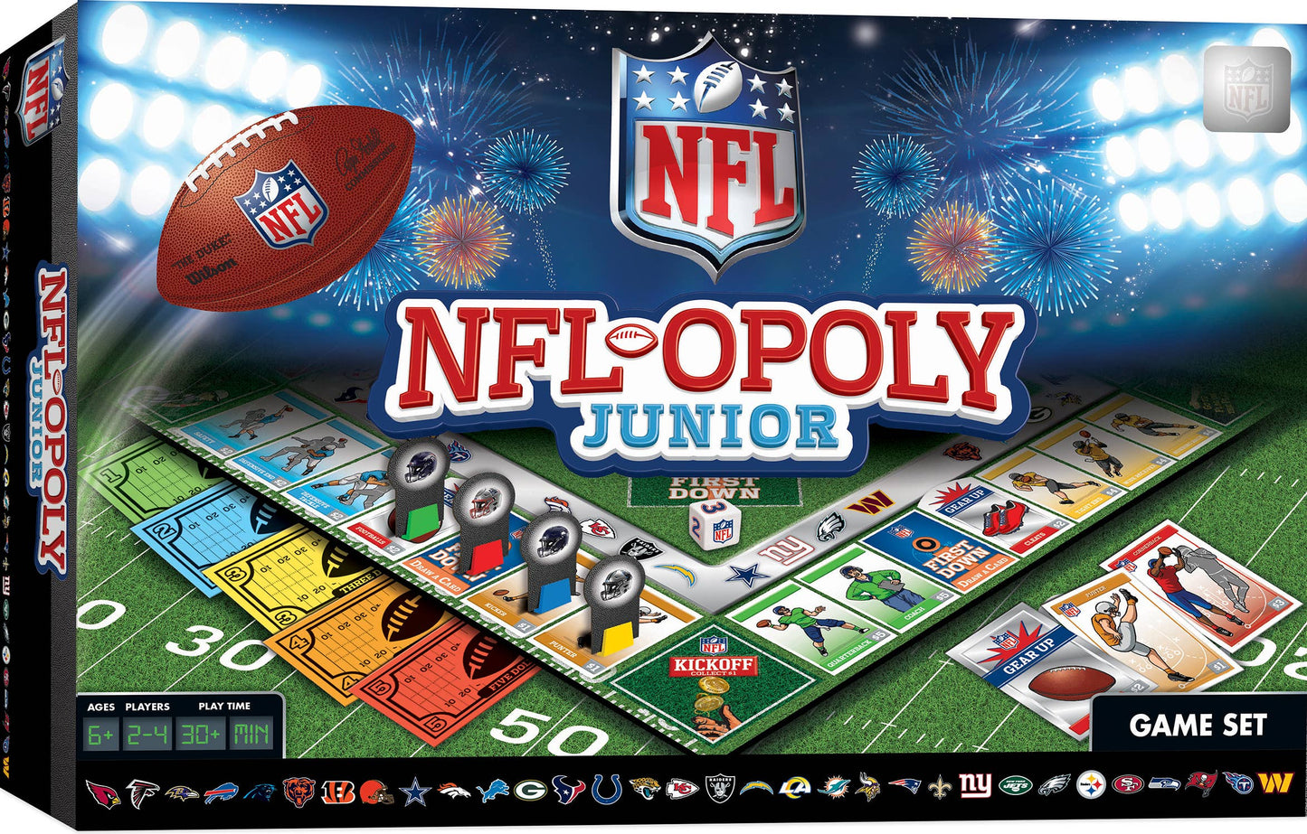 NFL Opoly Junior Board Game