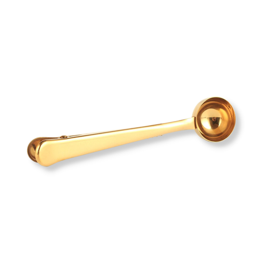 Coffee Clip Spoon: Gold