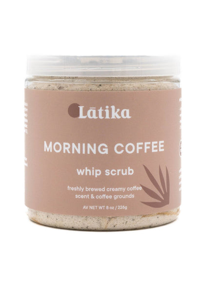 Morning coffee whipped scrub