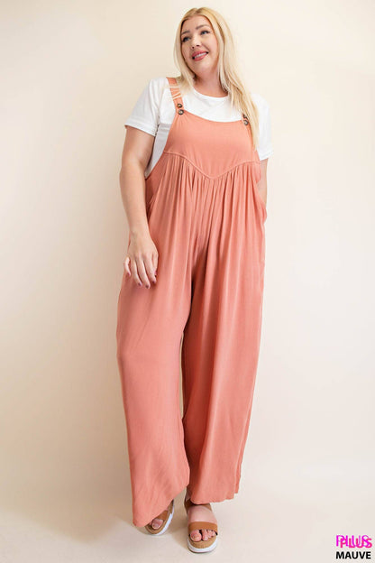 Mauve Crepe jumpsuit