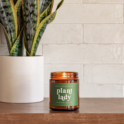 Sweet Water Decor - LIMITED EDITION Plant Lady 9 oz Soy Candle - Home Decor