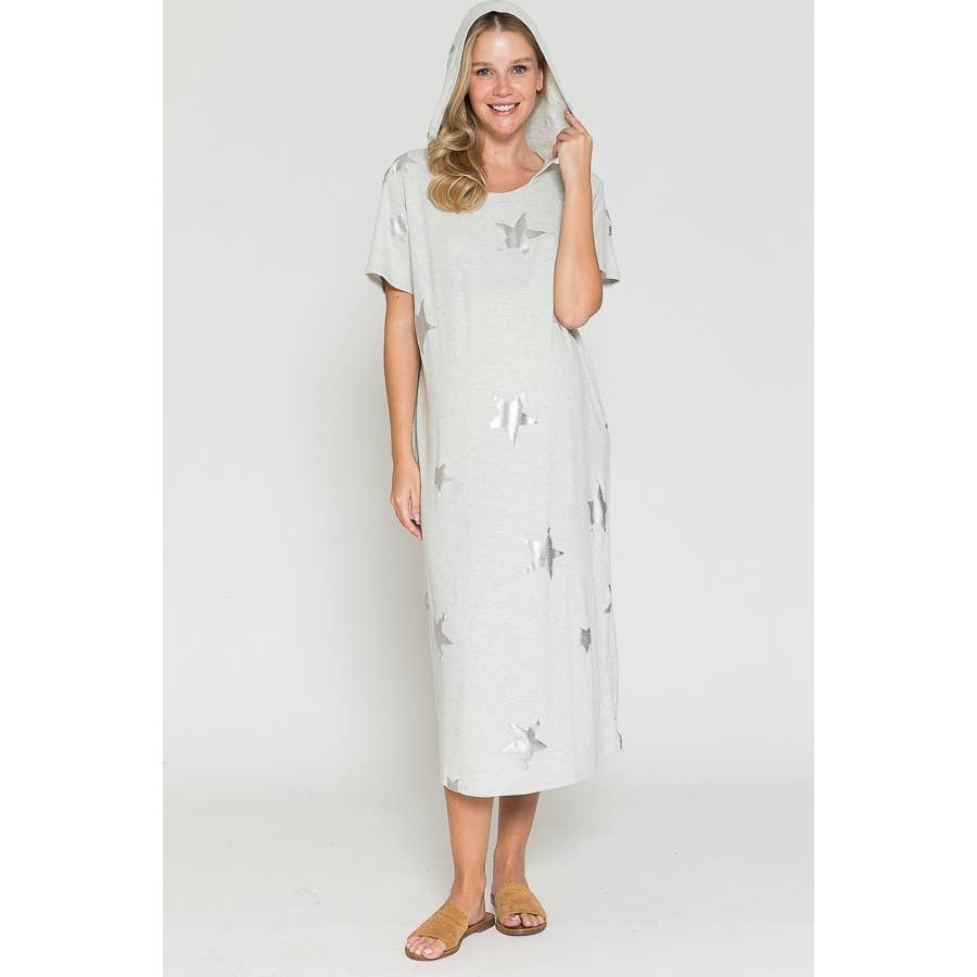 Maternity Loungewear Star Maxi Dress