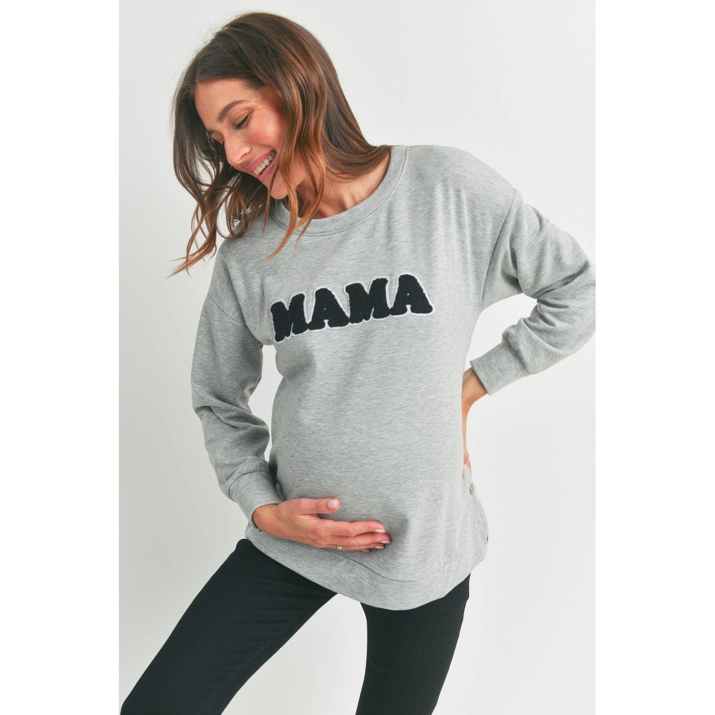 Crewneck Maternity Sweatshirt
