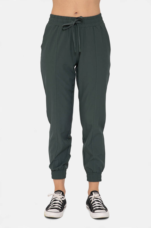 Black Essential Athleisure Joggers