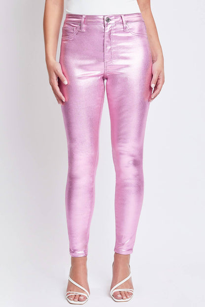 Junior High Rise Metallic Skinny Jean