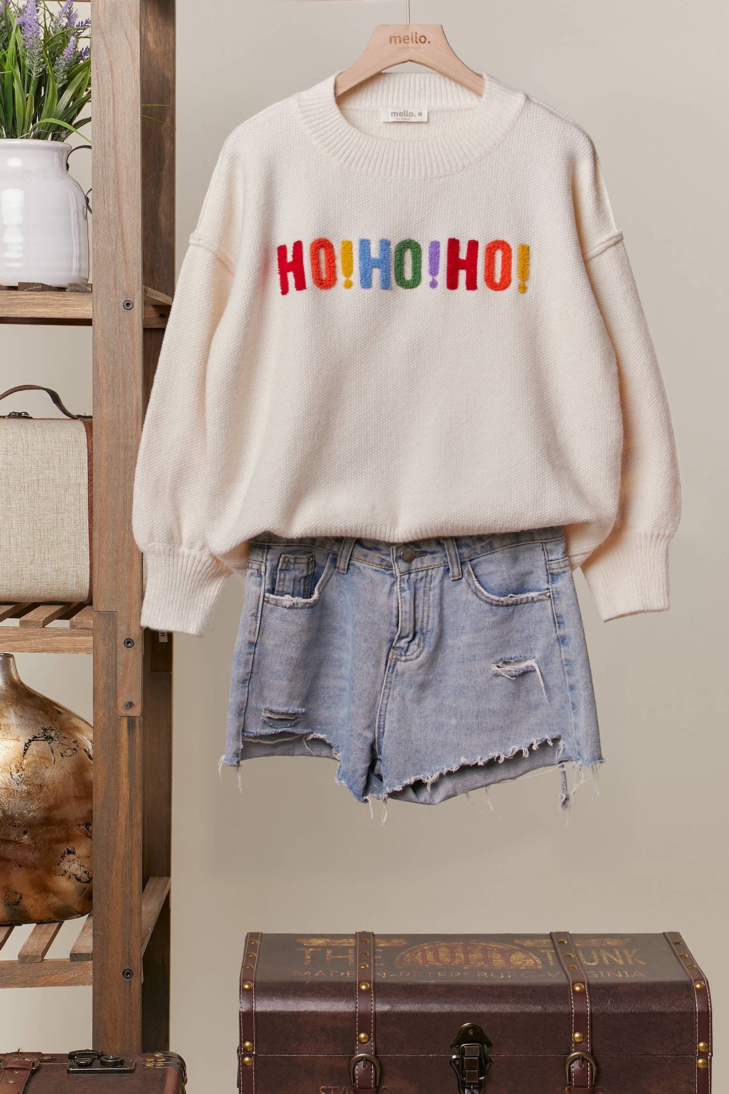 Christmas Sweater with Lettering