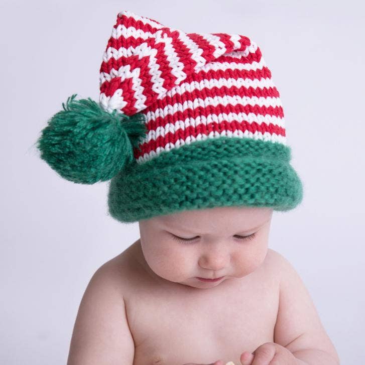 Santa Candy Stripe Stocking Hat
