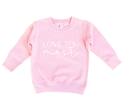 Holland Ave Clothing - Love You More | Girls & Womens Valentines Day Sweatshirt