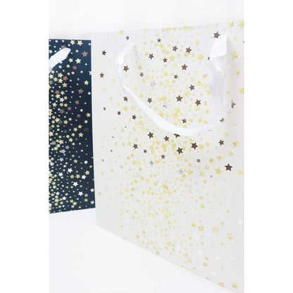 Love and Repeat - Gold Foil Stars Solid Color Large Size Gift Bag: MIX COLOR / ONE