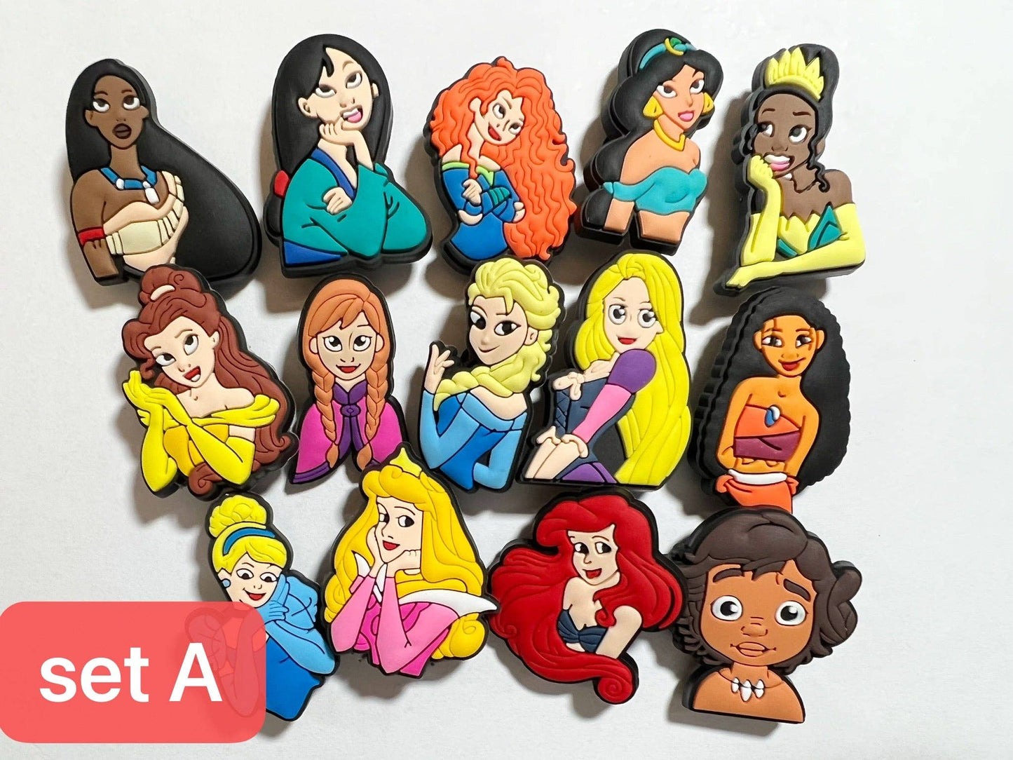 JuliesDecal - Princesses and Brave Girls shoe charms: #A1 Pocahontas