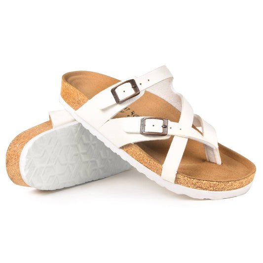 Celestis Strappy Sandals - white