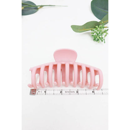 Matte Large Round Comb Hair Claw