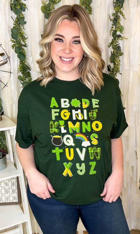 Alphabet St Patrick's Day T-Shirt