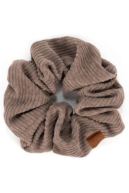 C.C Corduroy Solid Color Soft Scrunchies