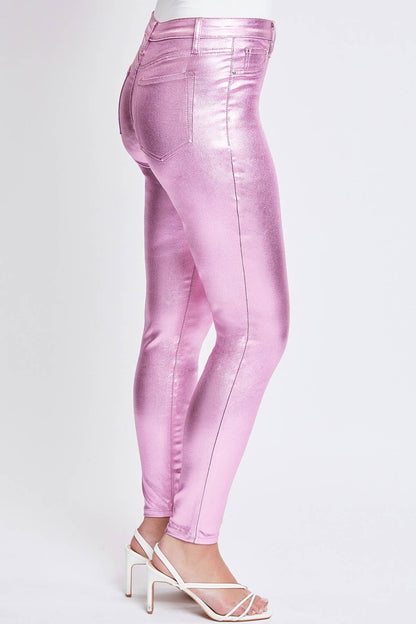 Junior High Rise Metallic Skinny Jean