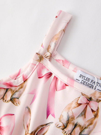Pink Easter Bunny Jumpsuit