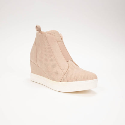 Zoey hidden wedge heal sneaker