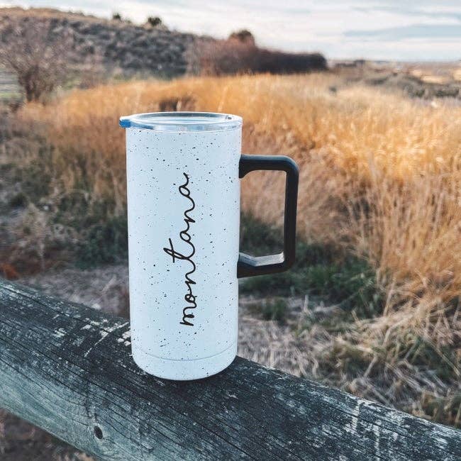 Montana camp travel mugs