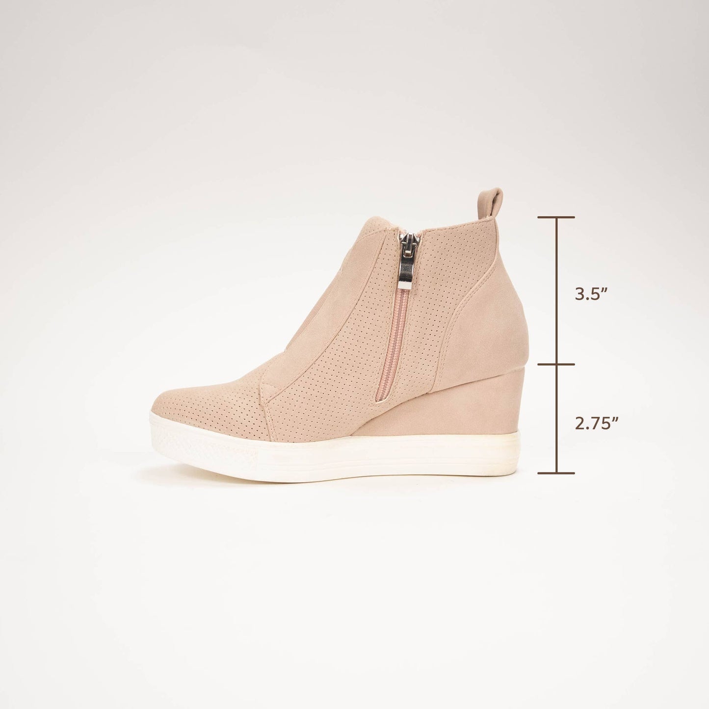 Zoey hidden wedge heal sneaker