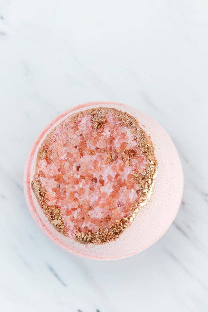 Crystal Geode Bath Bomb | Rose Quartz