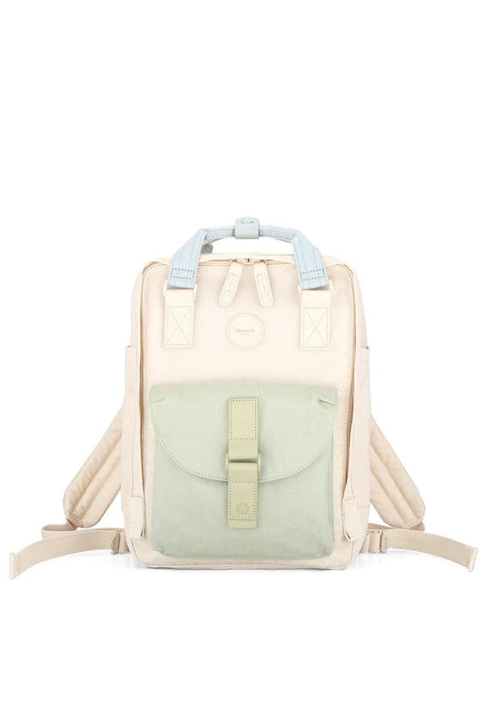 Waterproof Backpack - Cream/blue