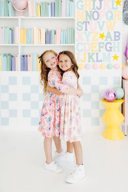 SALE Peanut Butter Jelly Time S/S Pocket Twirl Dress