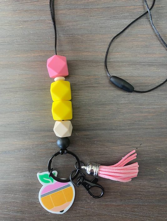 Pencil Teacher Lanyard