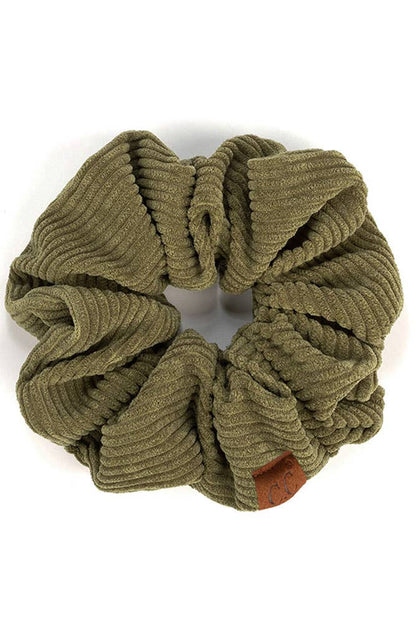 C.C Corduroy Solid Color Soft Scrunchies