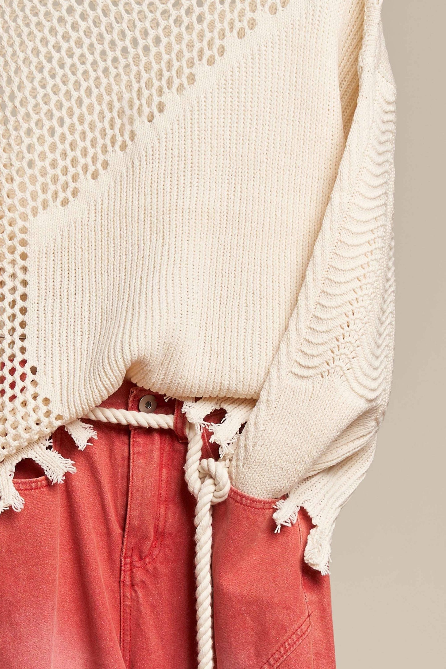 Multi Texture Sweater