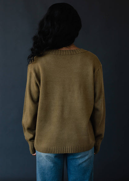 Olive Sweater Weather Sweater