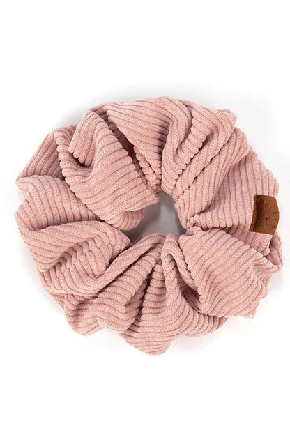 C.C Corduroy Solid Color Soft Scrunchies