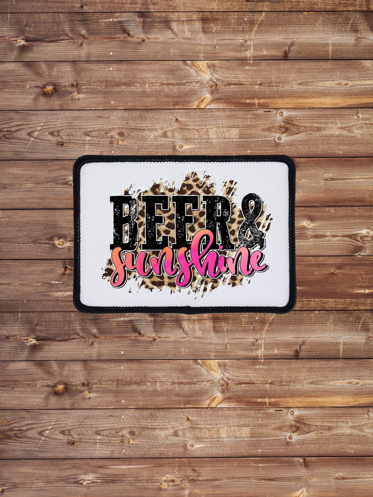 SMR Wholesale - Beer & Sunshine Iron on Patch