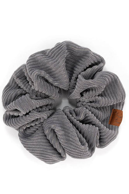 C.C Corduroy Solid Color Soft Scrunchies