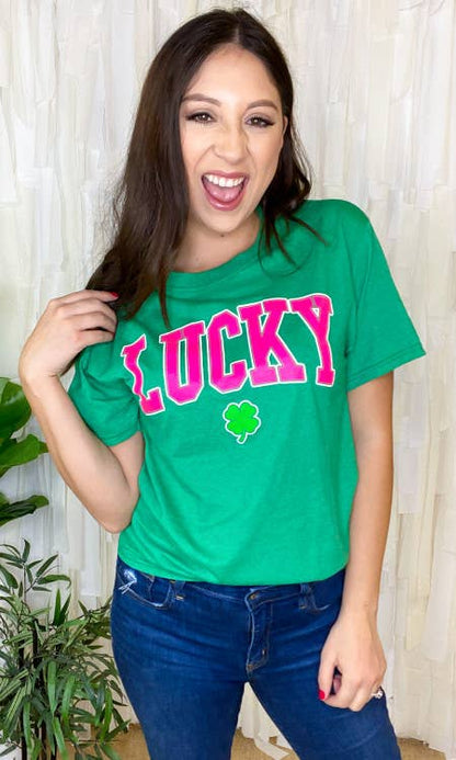 Tees2urdoor - Lucky St. Patrick's Day T-Shirt: AL