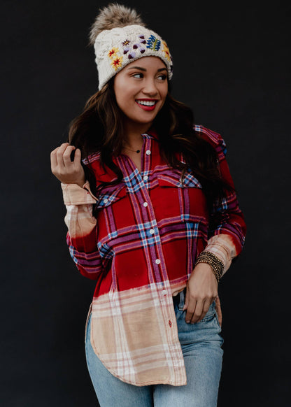 Red & Blue Plaid Flannel