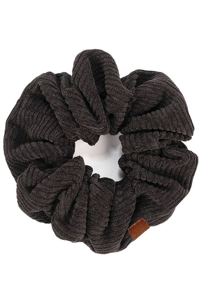 C.C Corduroy Solid Color Soft Scrunchies