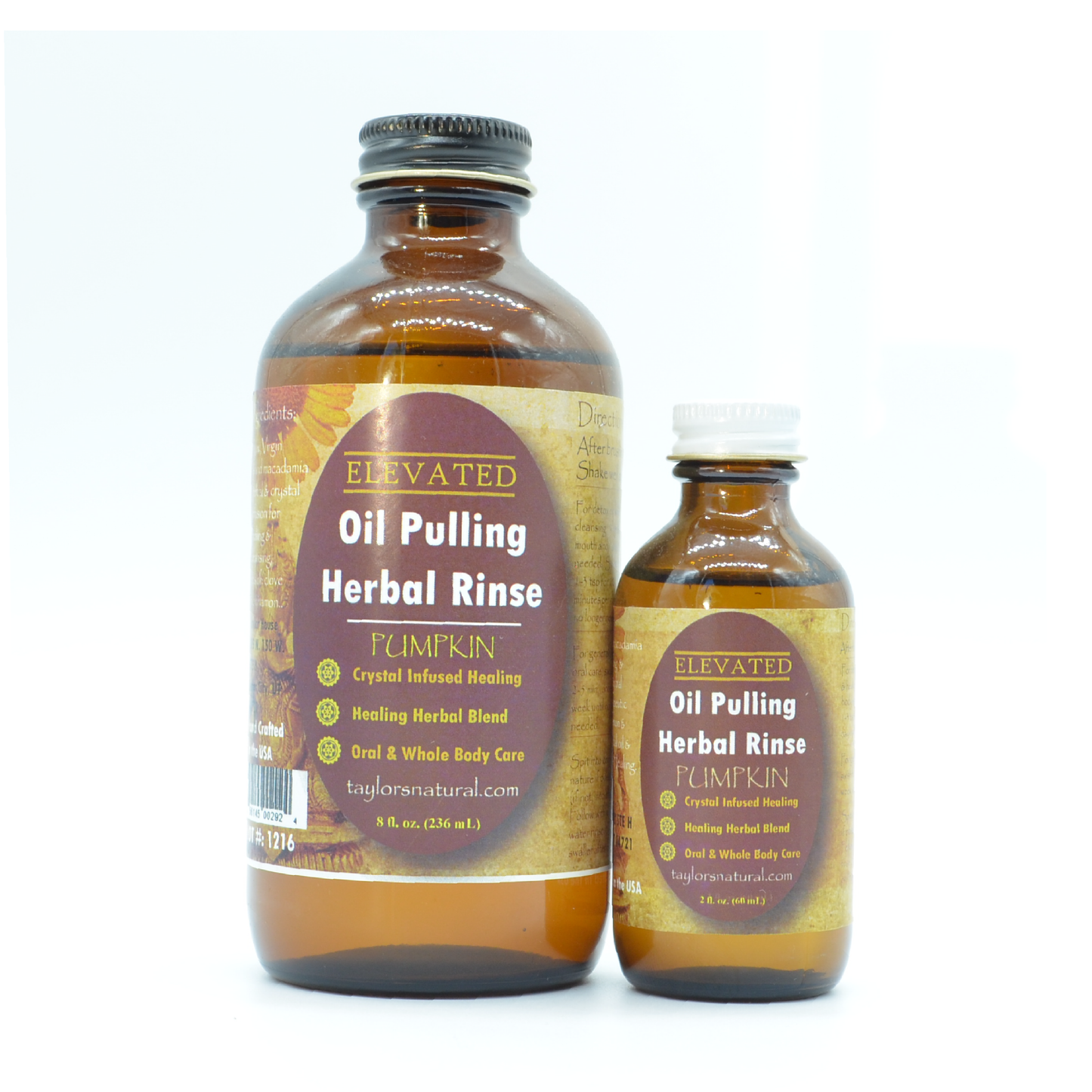 Taylor's Naturals - ELEVATED - Oil Pulling Herbal Rinse Ayurvedic Oral Care